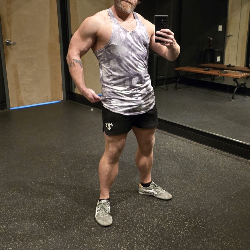Jed North Grey Marble Stringer Tank